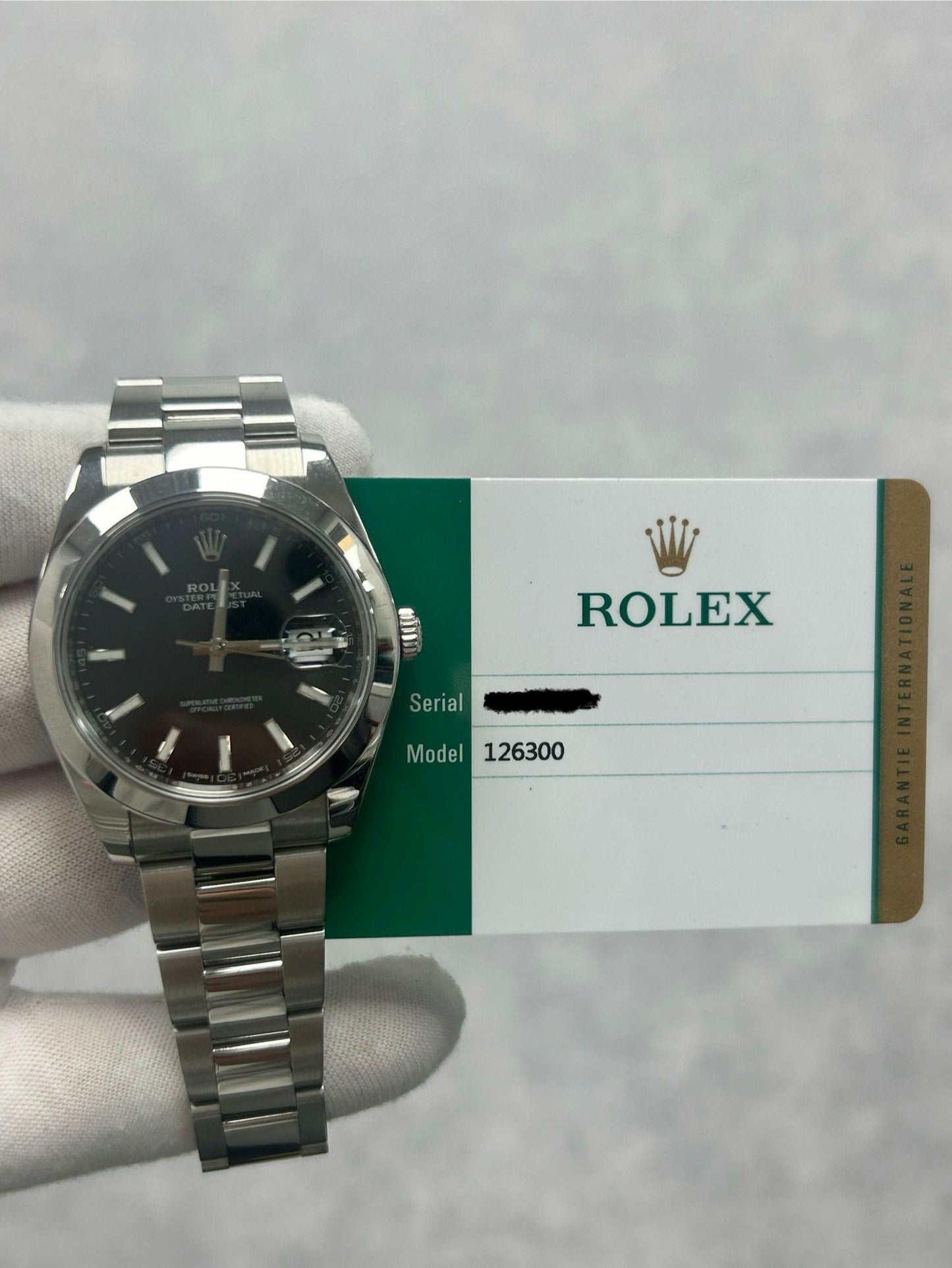 Rolex Datejust 41 126300 with Card