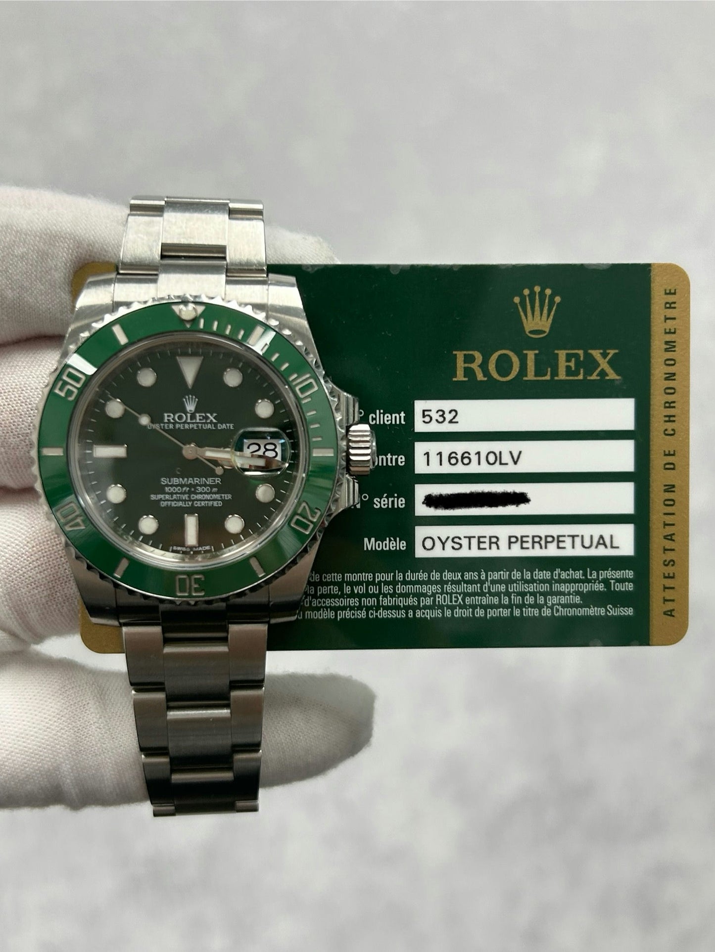 Rolex Submariner Date 116610LV