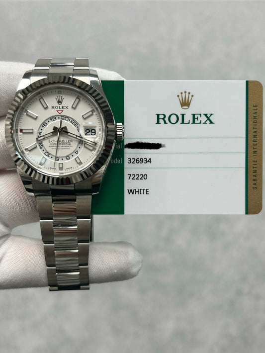 Rolex Sky-Dweller 326934 with Card