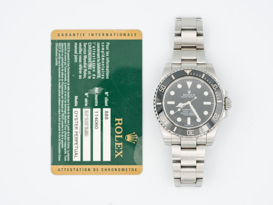 Rolex Submariner 114060 with Card