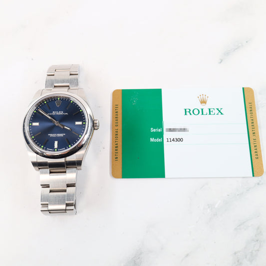 Rolex Oyster Perpertual 114300