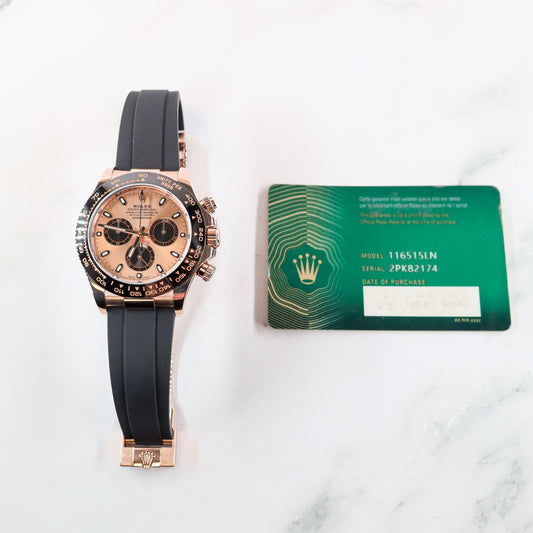 Rolex Daytona 116515LN with Card