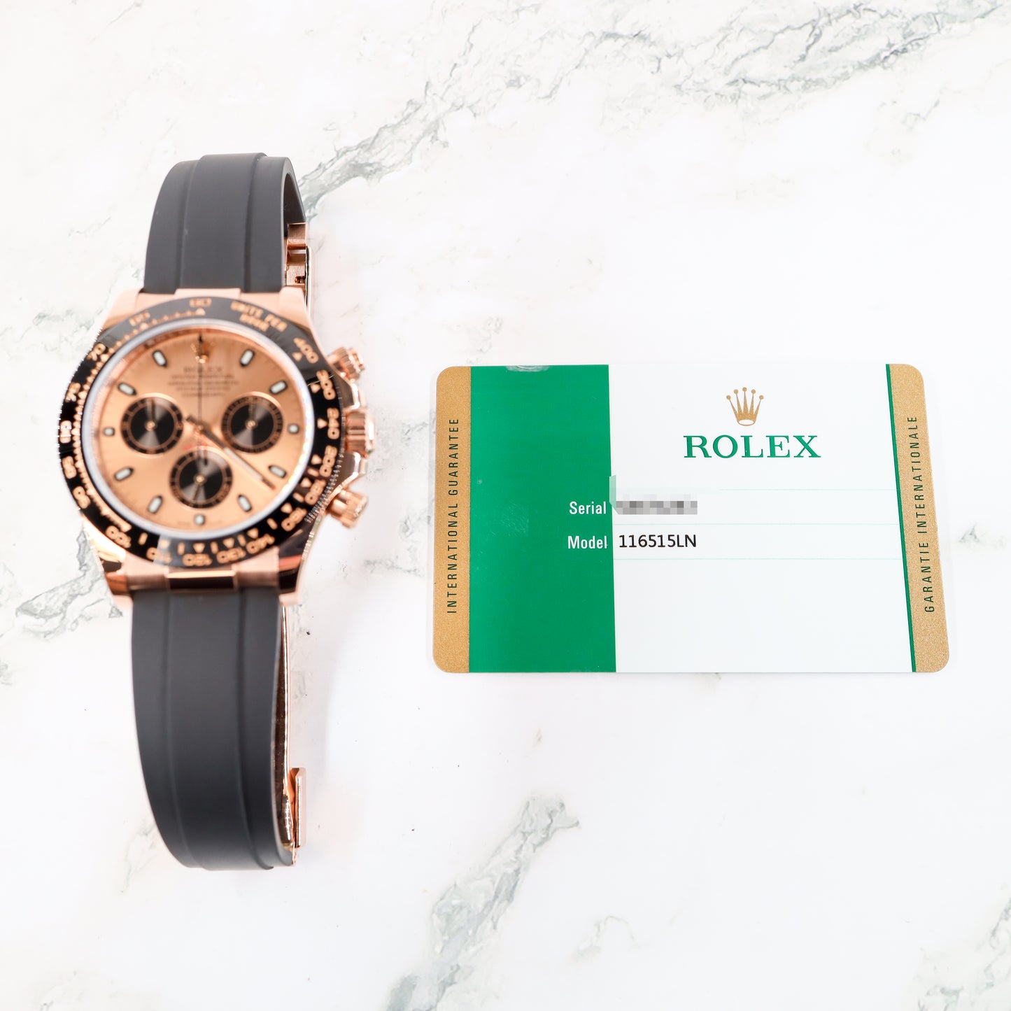 Rolex Daytona 116515LN with Card