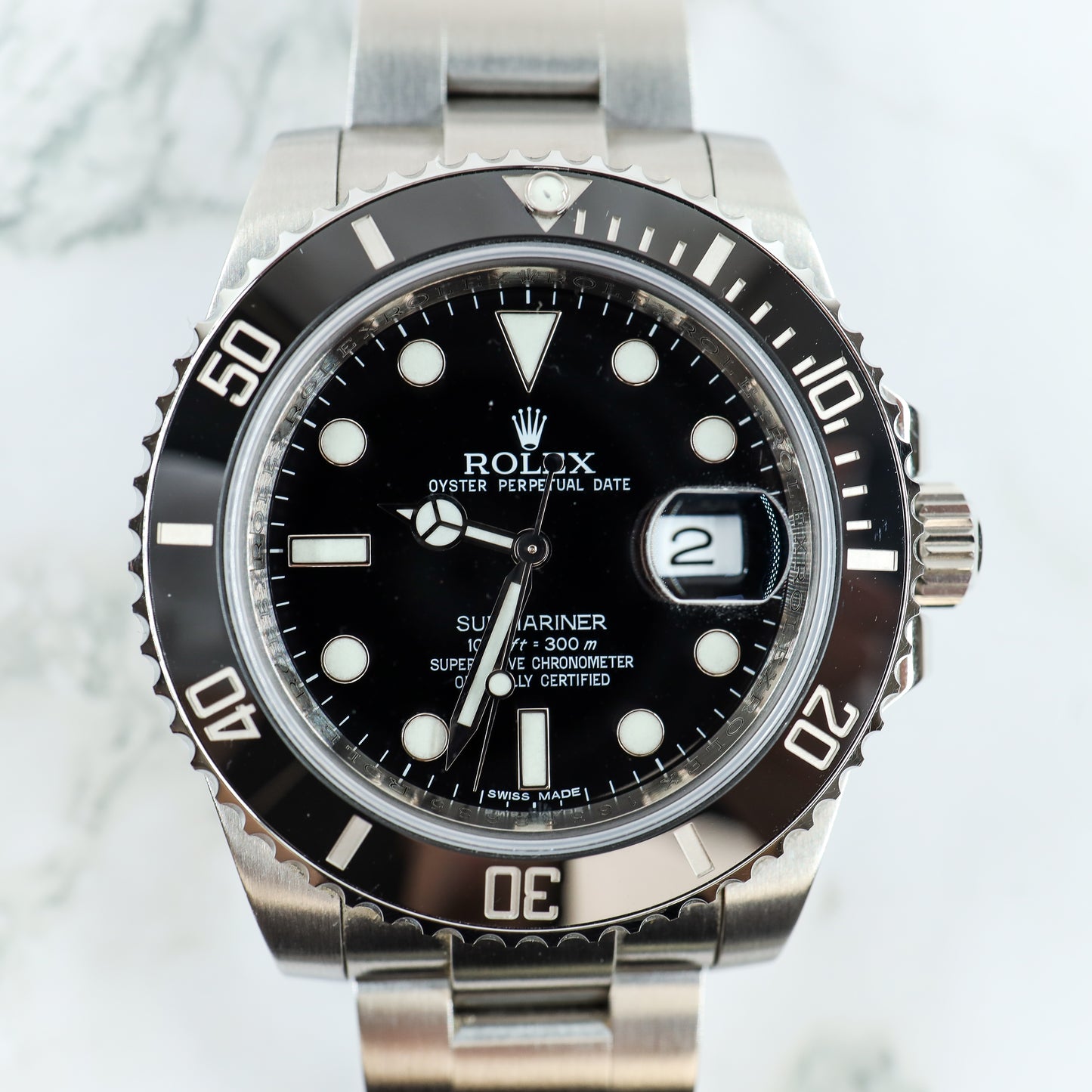 Rolex Submariner 116610LN with Card