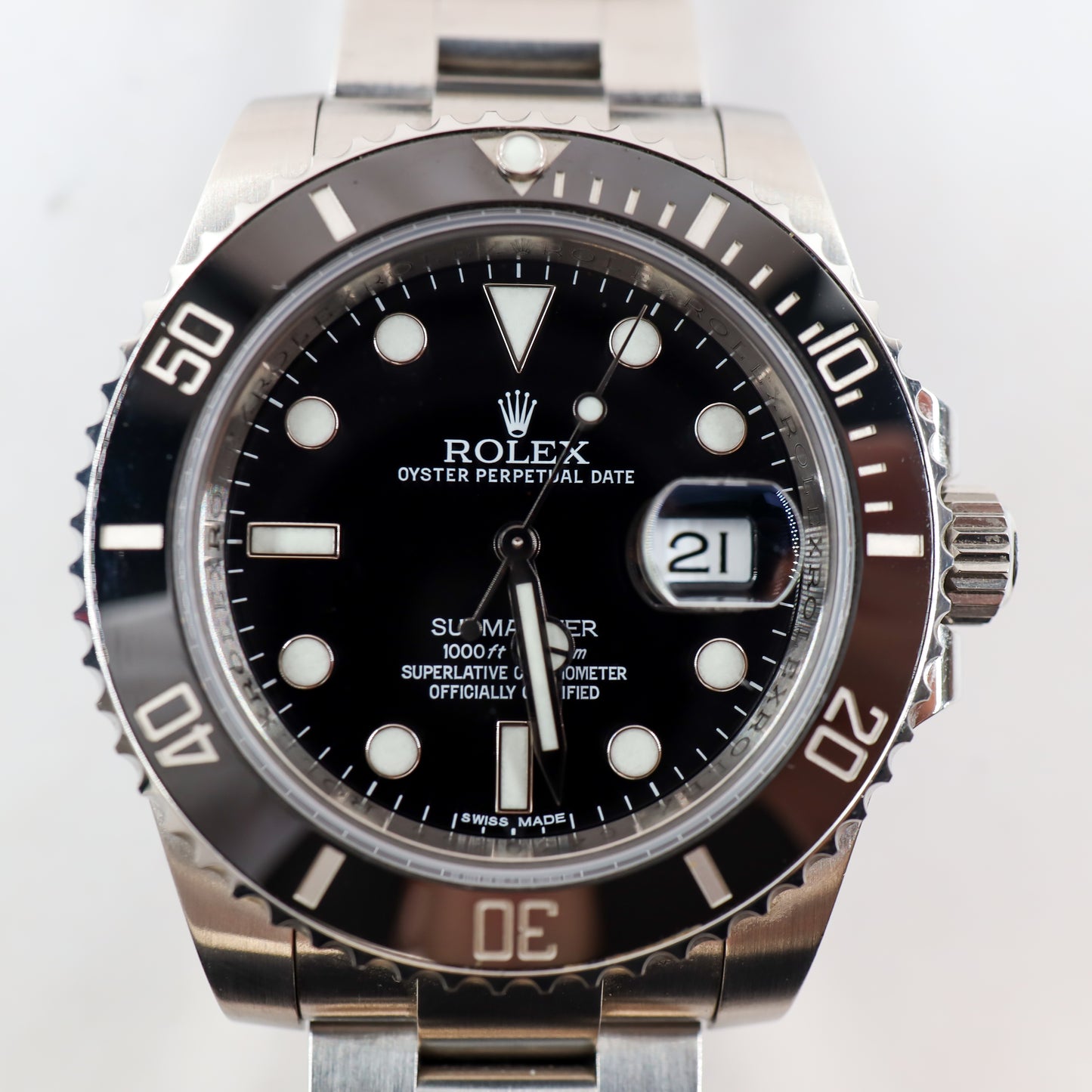 Rolex Submariner 116610LN with Card