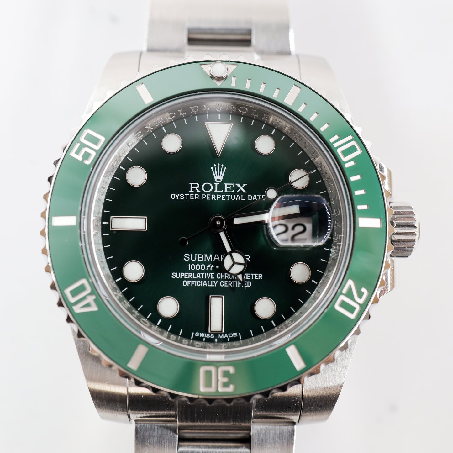 Rolex Submariner 116610LV with Card