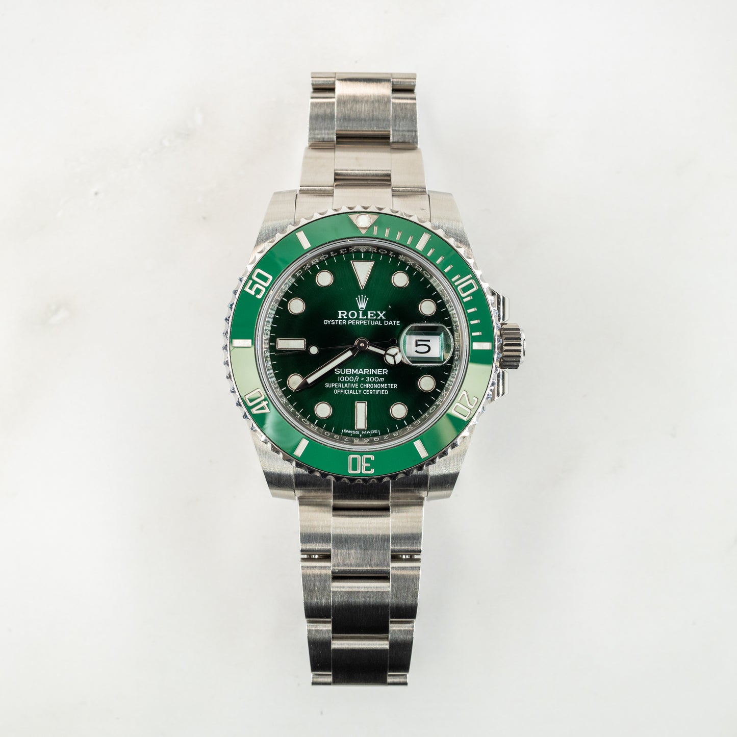 Rolex Submariner 116610LV The Hulk Full Set