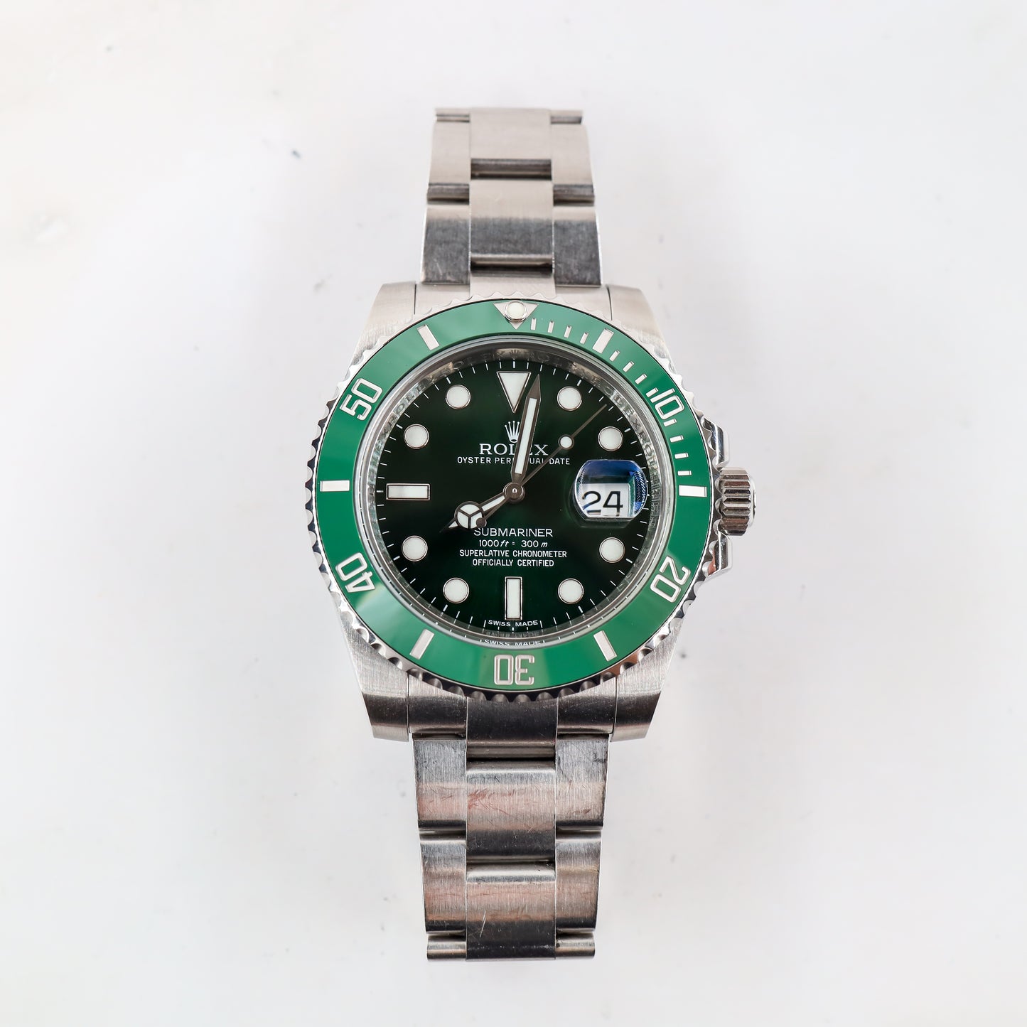 Rolex Submariner 116610LV with Card