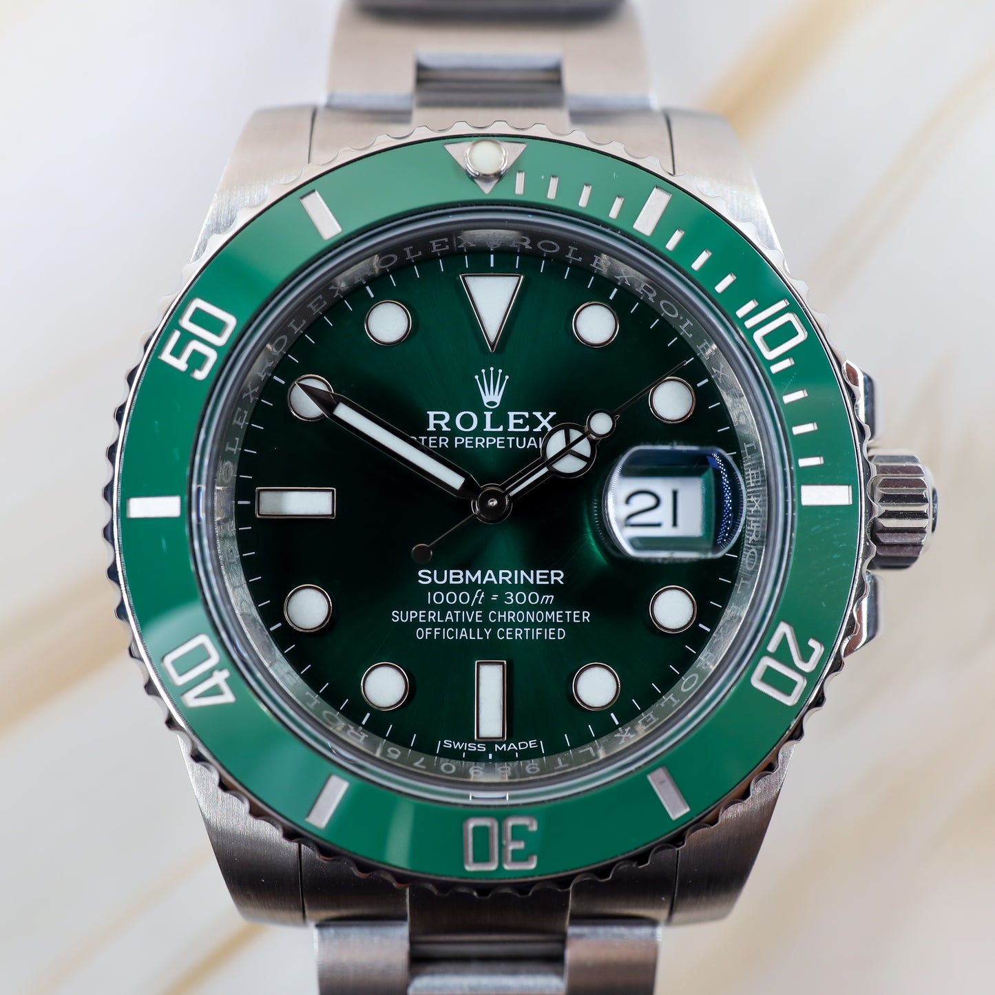 Rolex Submariner 116610LV with Card