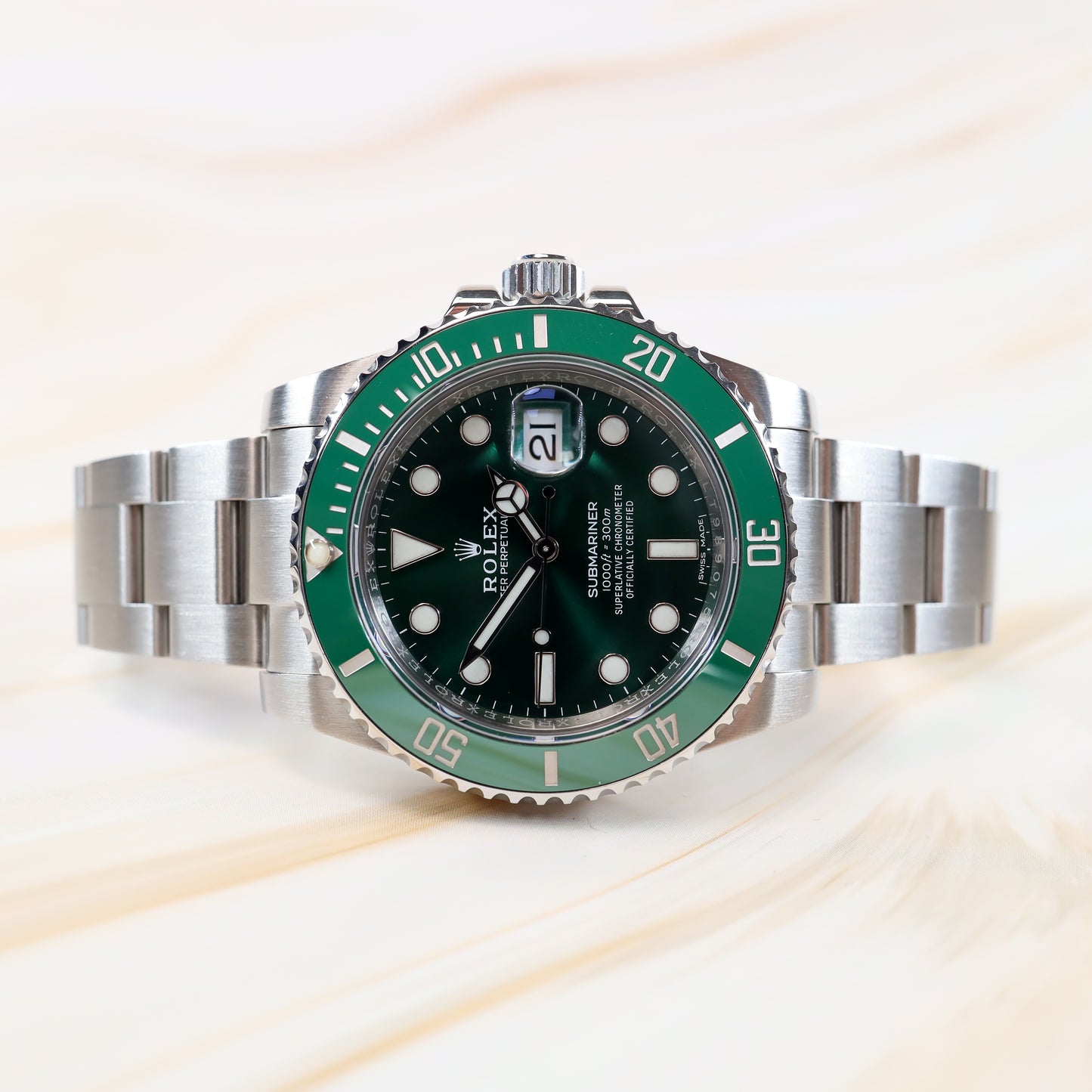 Rolex Submariner 116610LV with Card