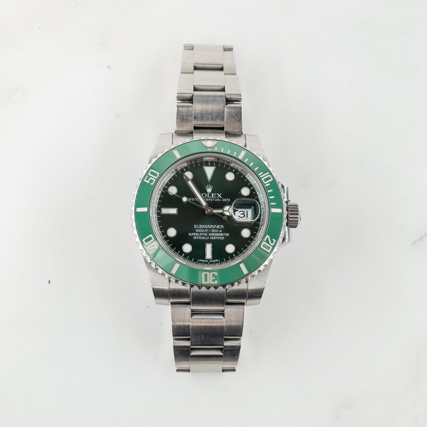 Rolex Submariner 116610LV with Card