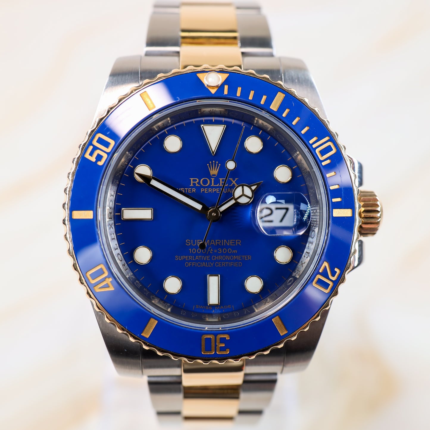 Rolex Submariner 116613LB with Card