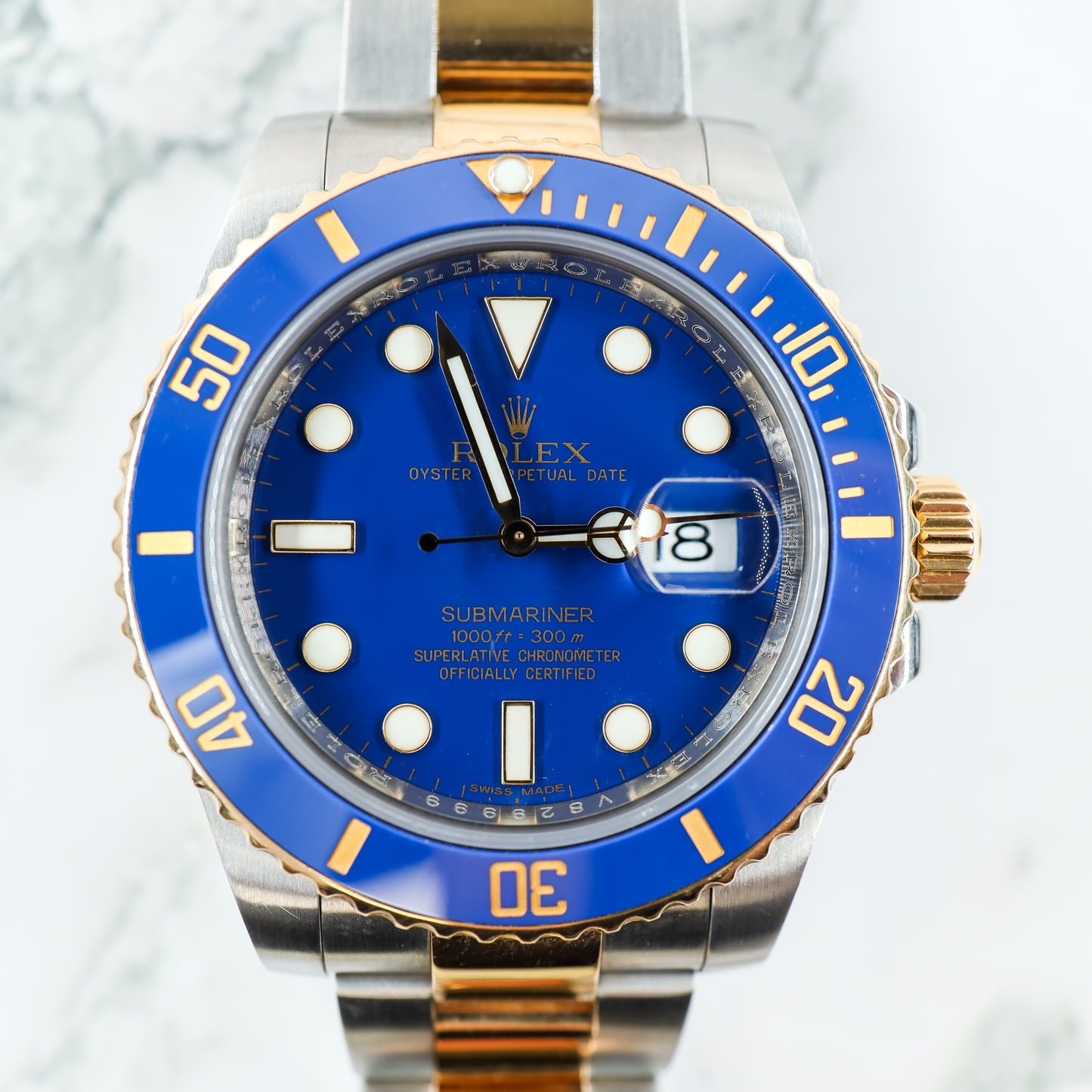 Rolex Submariner 116613LB with Card