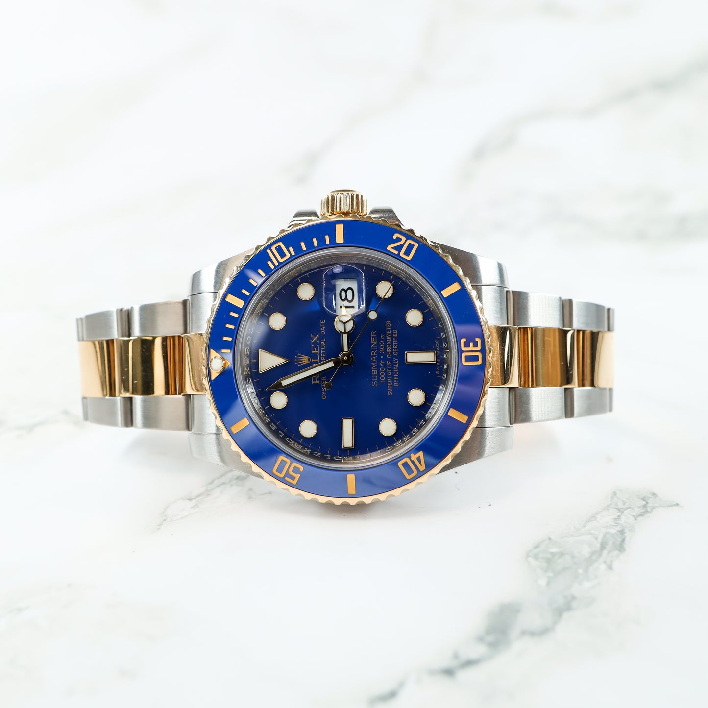 Rolex Submariner 116613LB with Card