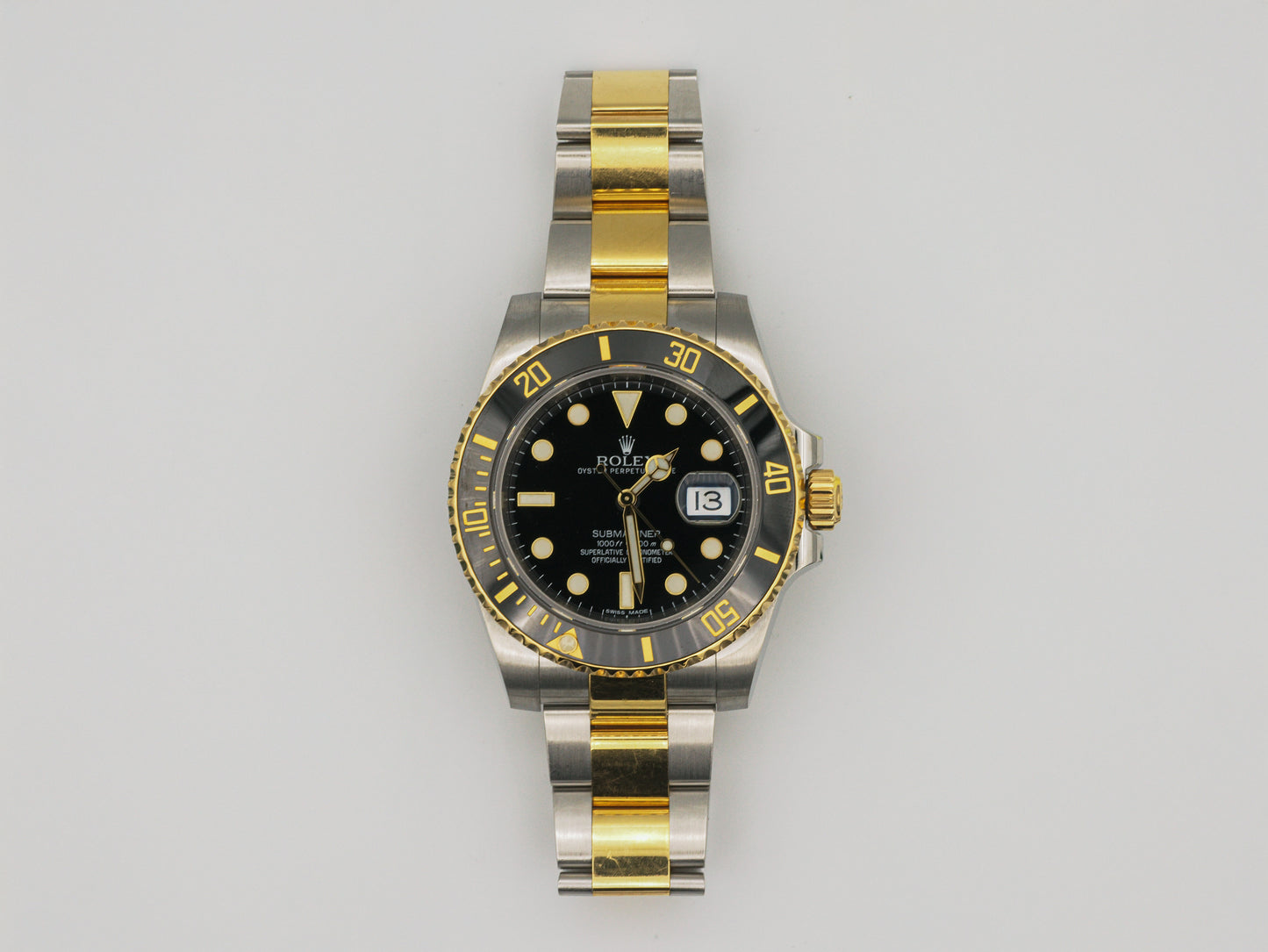 Rolex Submariner 116613LN with Card