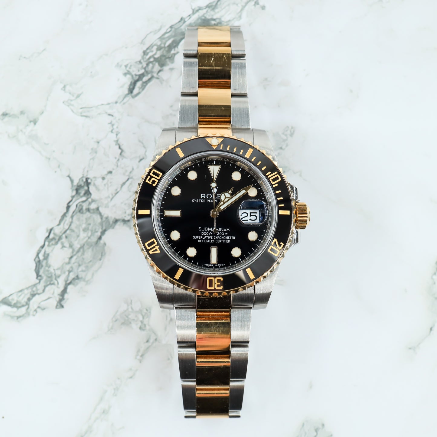 Rolex Submariner 116613LN with Card