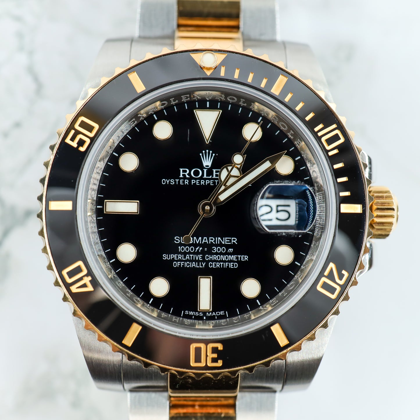 Rolex Submariner 116613LN with Card