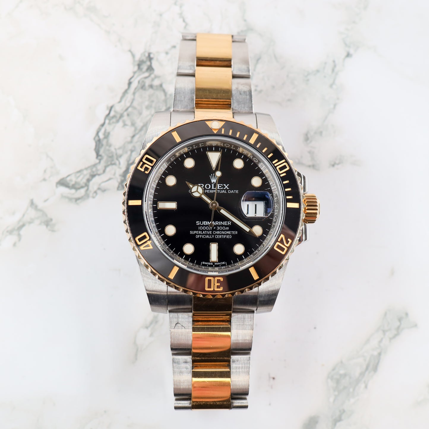 Rolex Submariner 116613LN with Card