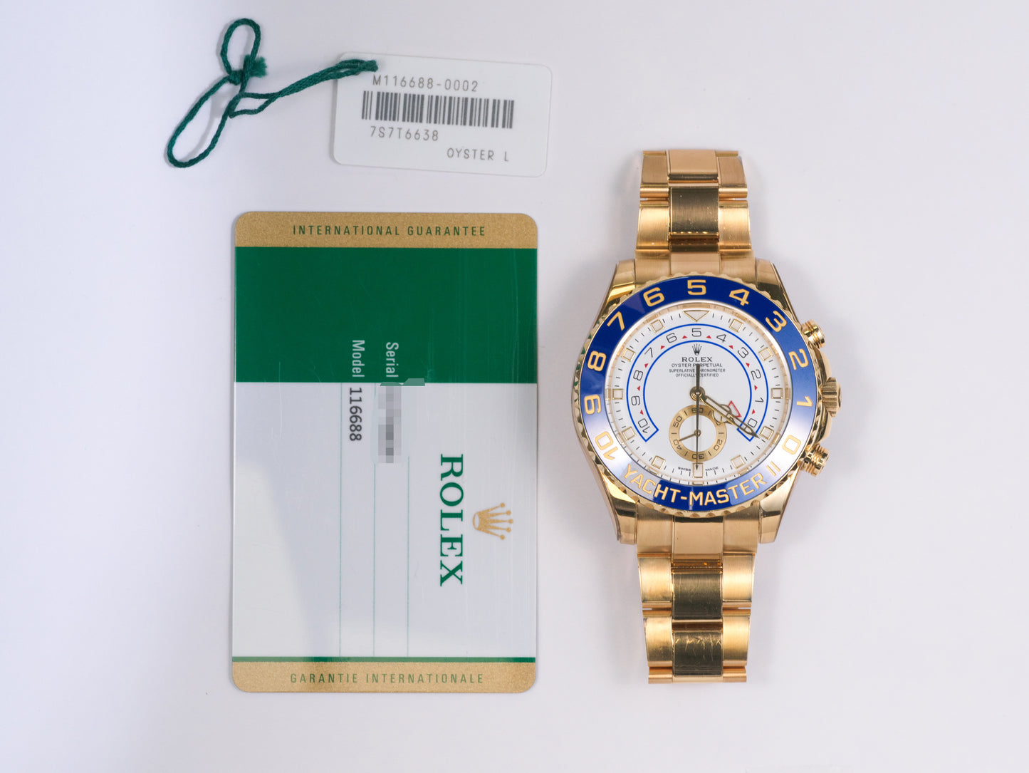 Rolex Yacht-Master 116688 with Card