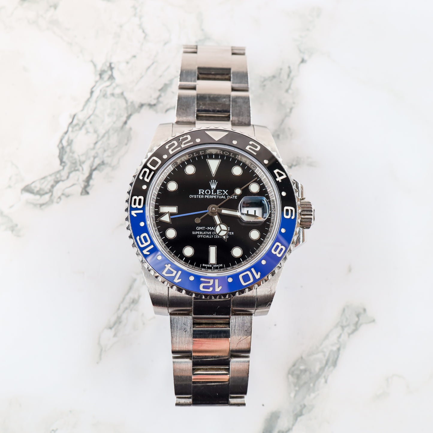 Rolex GMT-Master II 116710BLNR with Card