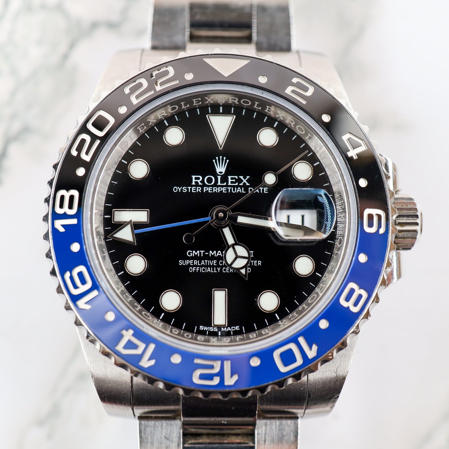 Rolex GMT-Master II 116710BLNR with Card