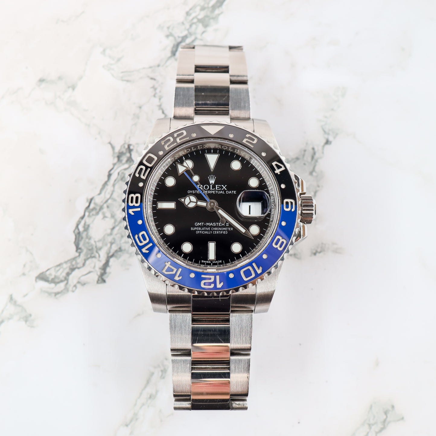 Rolex GMT-Master II 116710BLNR with Card