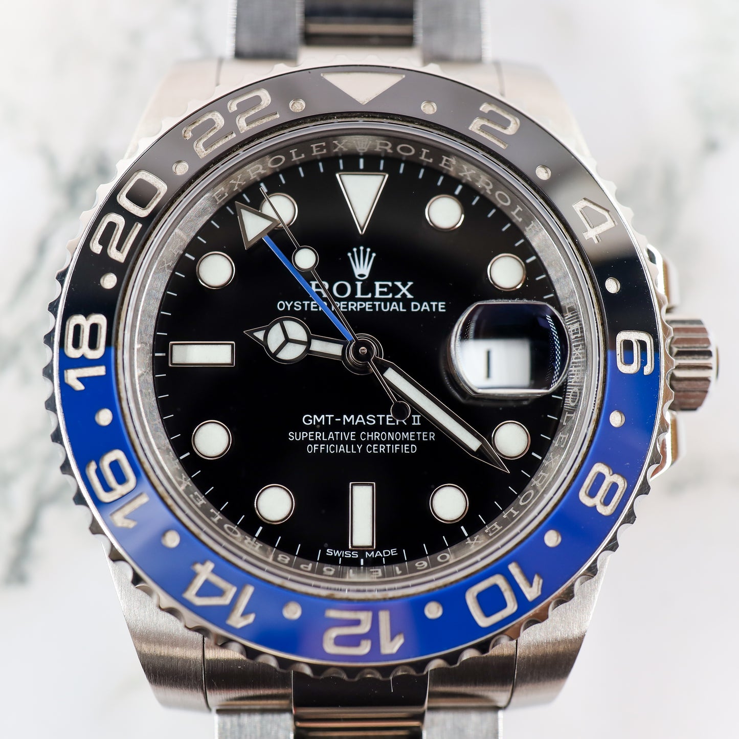 Rolex GMT-Master II 116710BLNR with Card