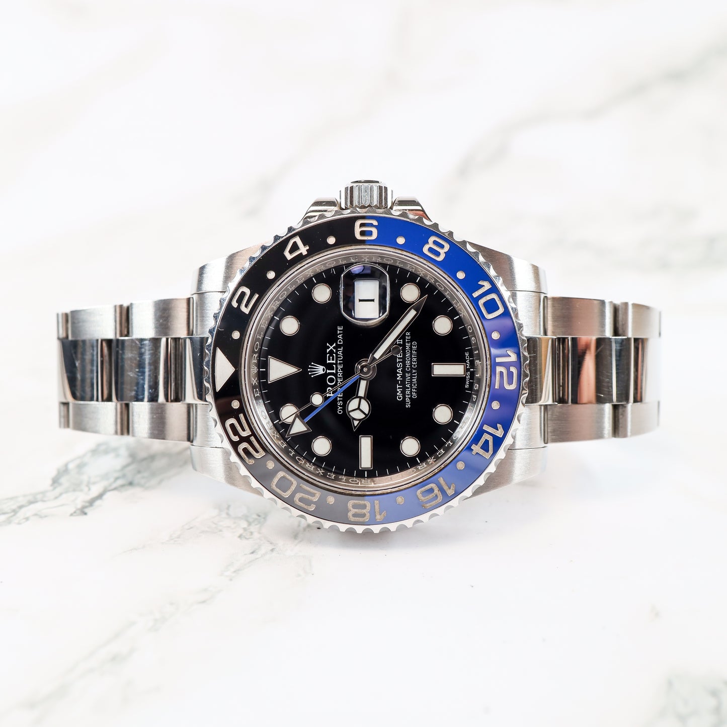 Rolex GMT-Master II 116710BLNR with Card