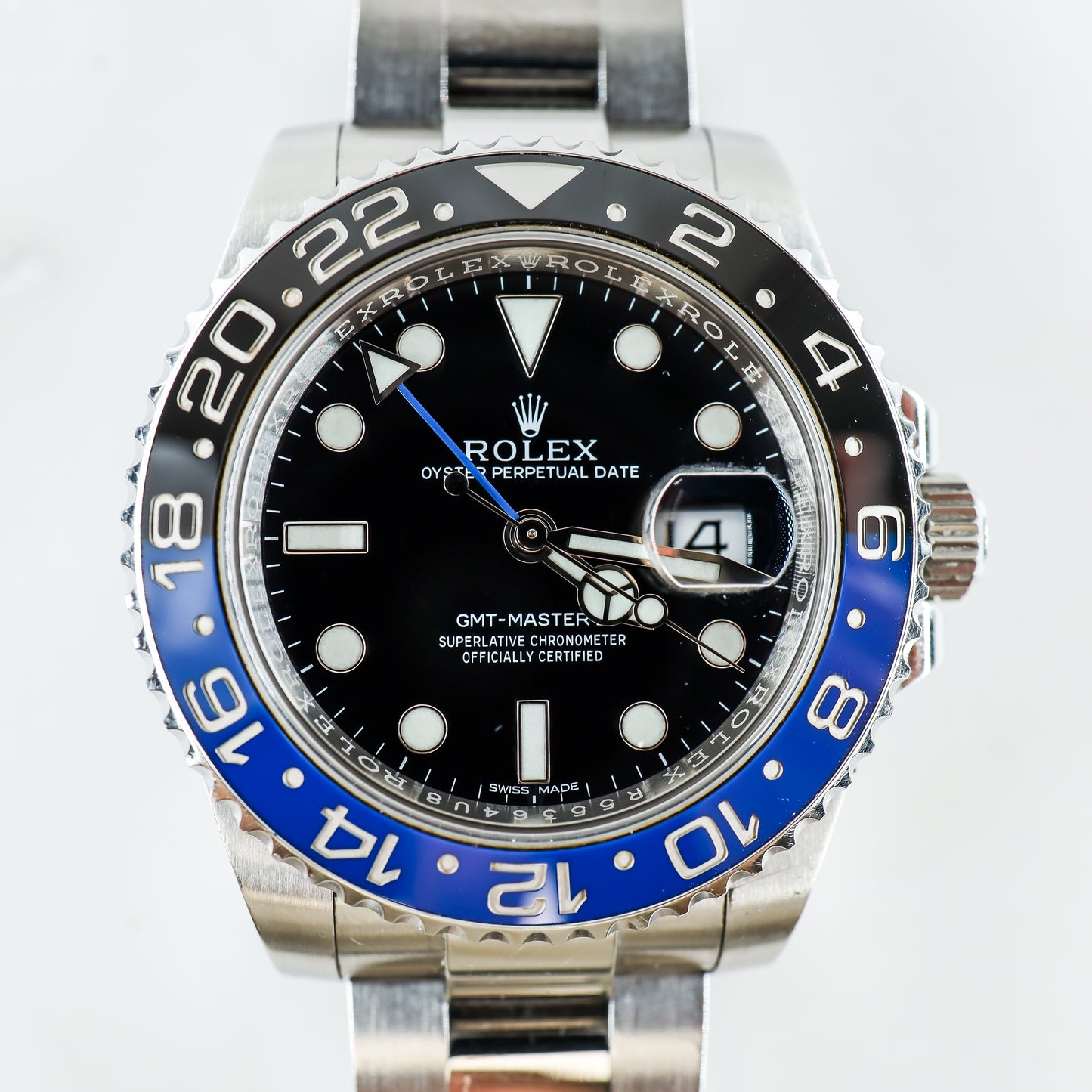 Rolex GMT Master II 116710BLNR with Card