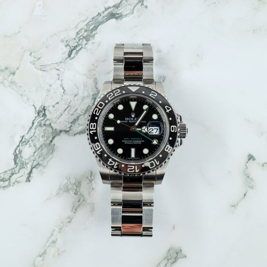 Rolex GMT Master 2 116710LN with Card