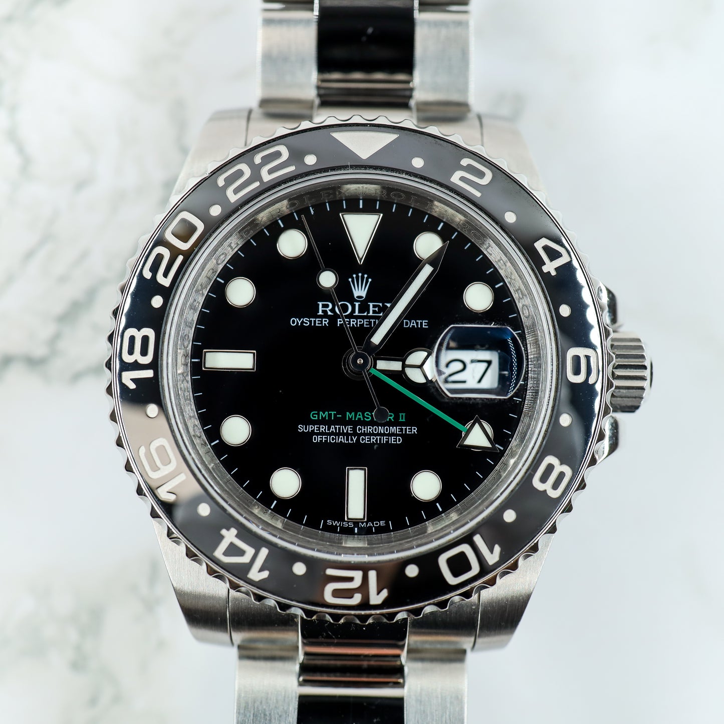 Rolex GMT Master 2 116710LN with Card