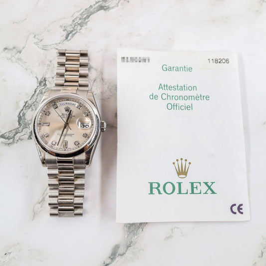 Rolex Day Date 118206 with Paper