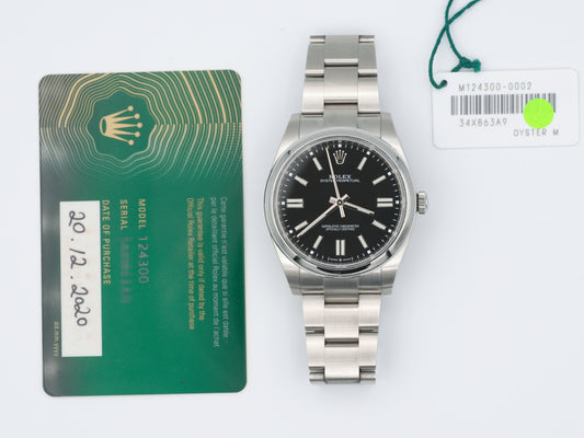 Rolex Oyster Perpetual 124300 with Card