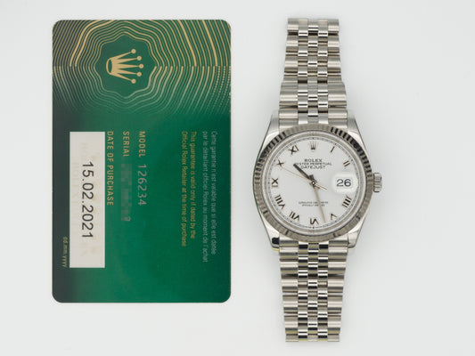 Rolex Datejust 126234 with Card