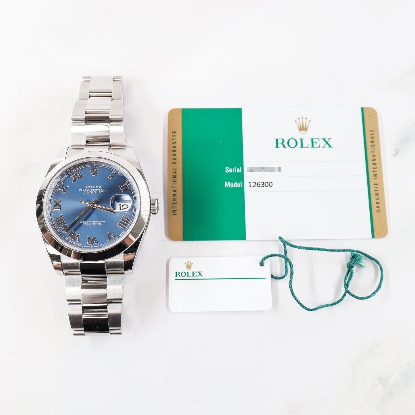 Rolex Datejust 126300 with Card