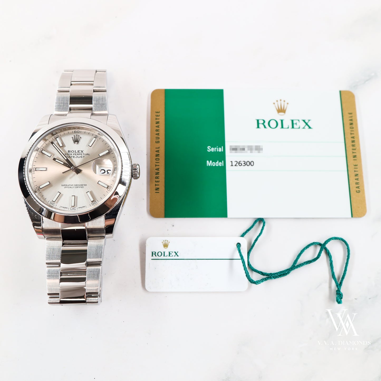 Rolex Datejust 126300 with Card