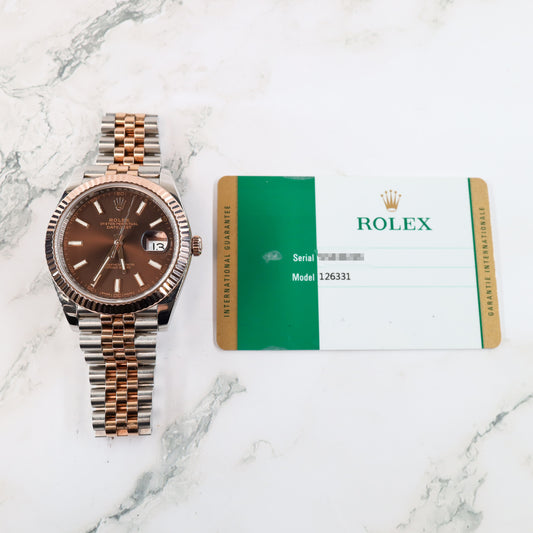 Rolex Datejust 126331 with Card