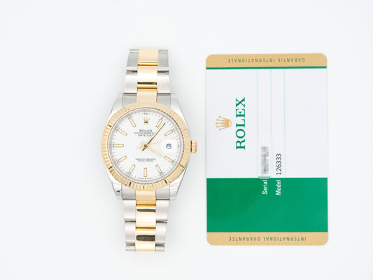 Rolex Datejust 126333 with Card