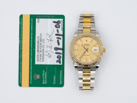 Rolex Datejust 126333 with Card