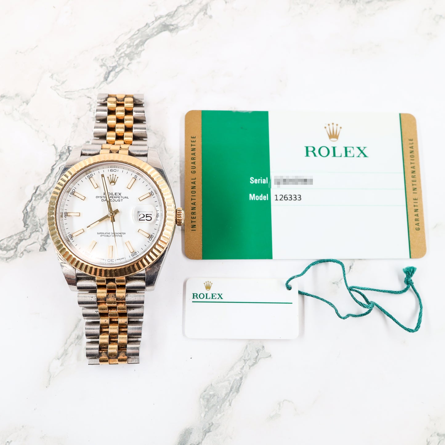 Rolex Datejust 126333 with Card