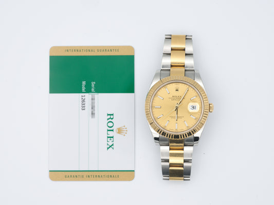 Rolex Datejust 126333 with Card