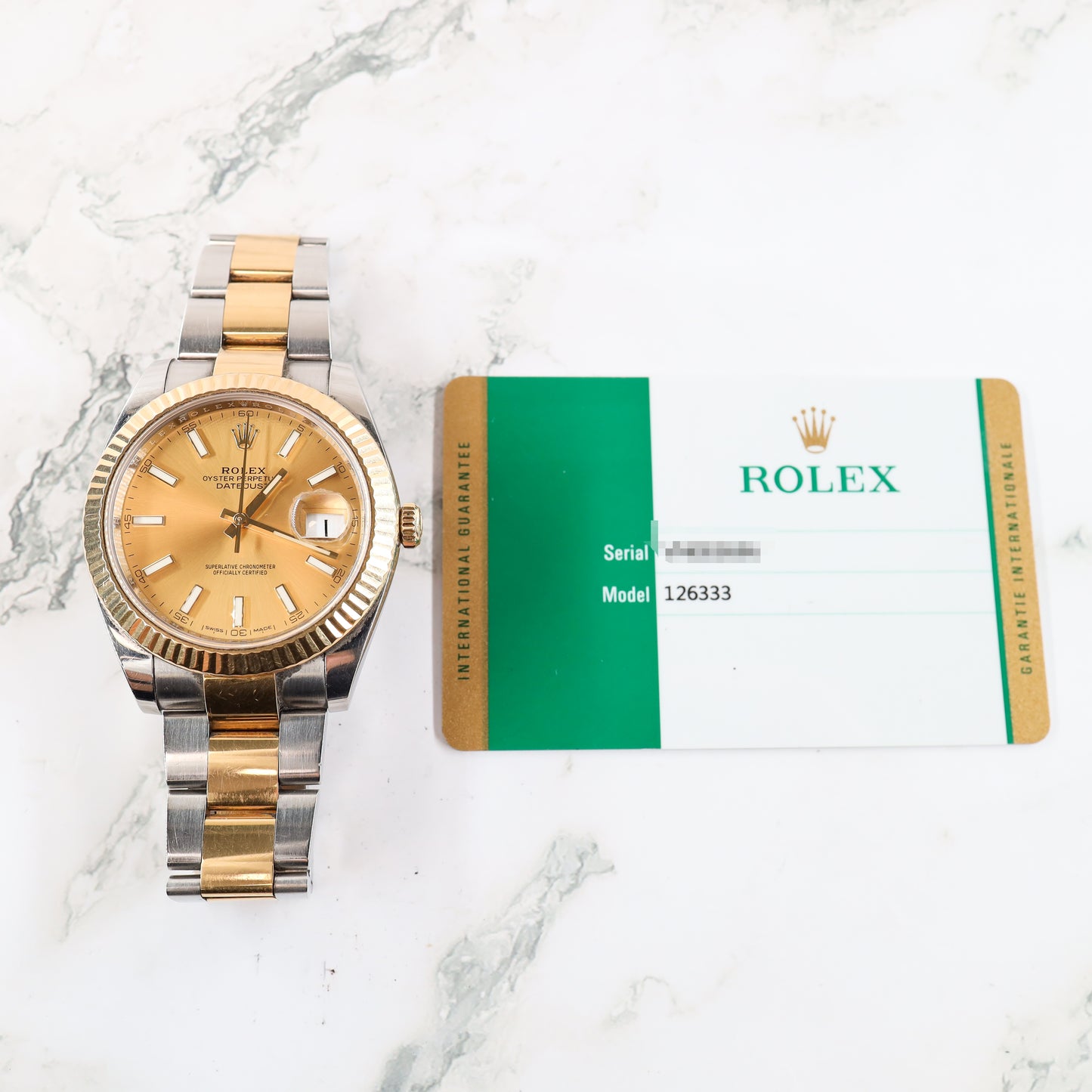 Rolex Datejust 126333 with Card