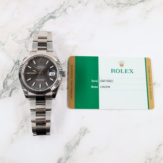 Rolex Datejust 126334 with Card