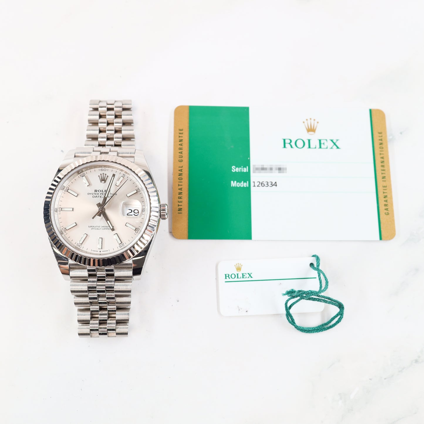 Rolex Datejust 126334 with Card