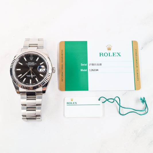 Rolex Datejust 126334 with Card