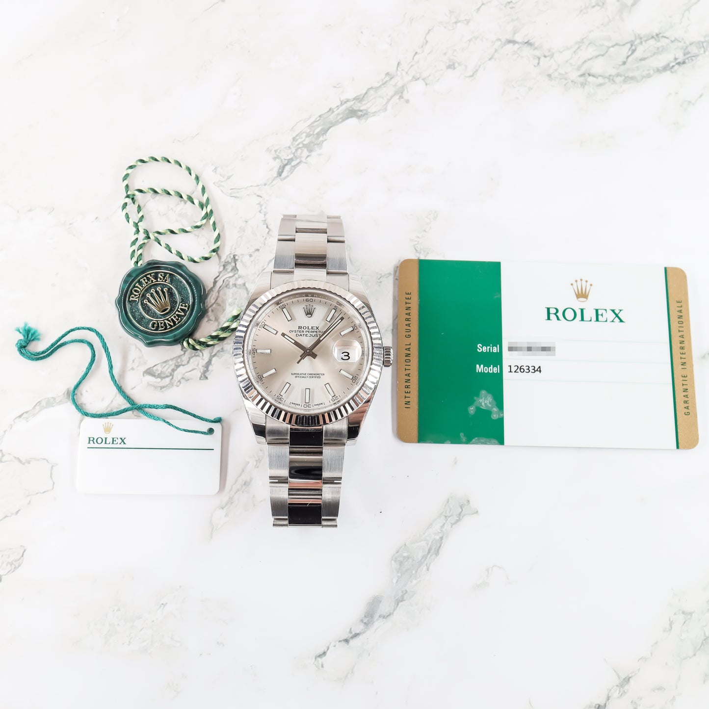 Rolex Datejust 126334 with Card