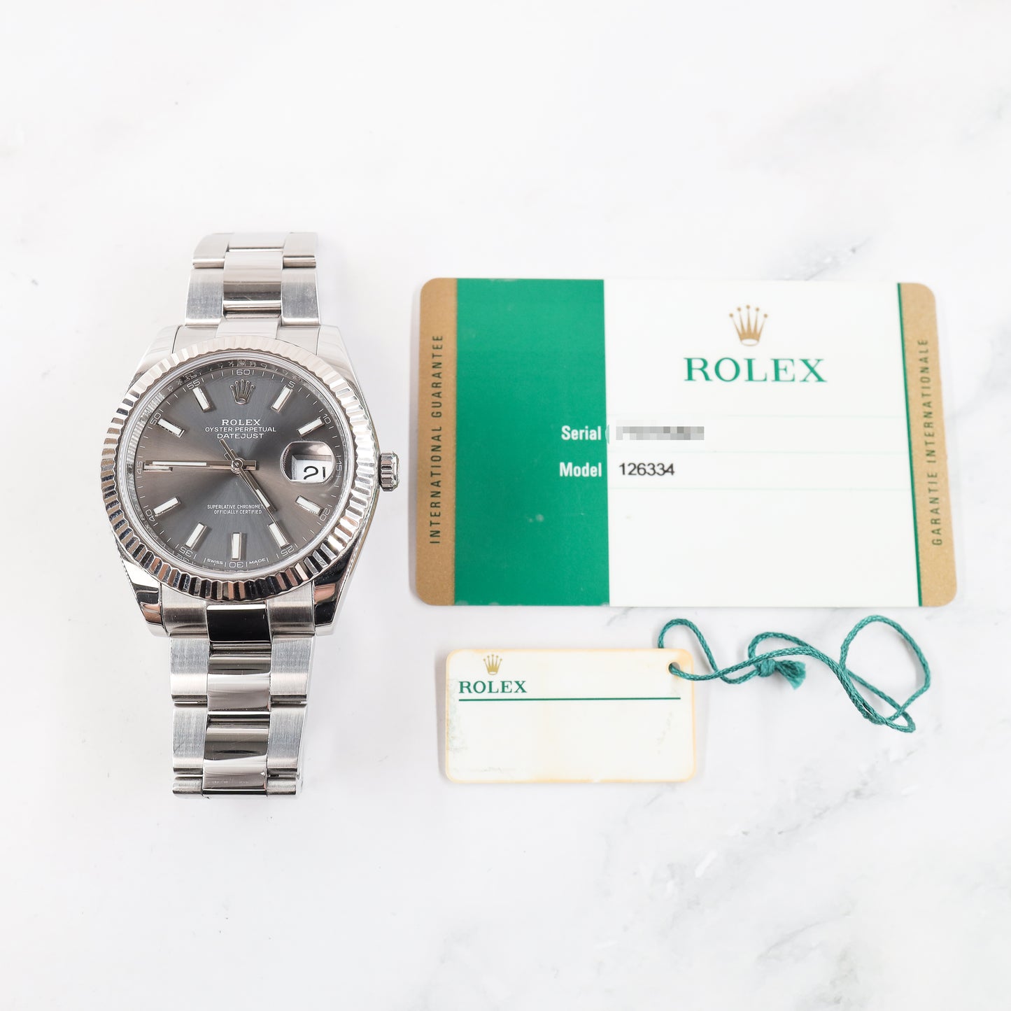 Rolex Datejust 126334 with Card