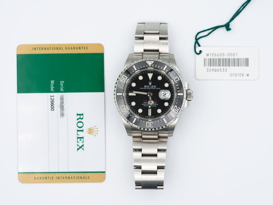 Rolex Sea-Dweller 126600 with Card