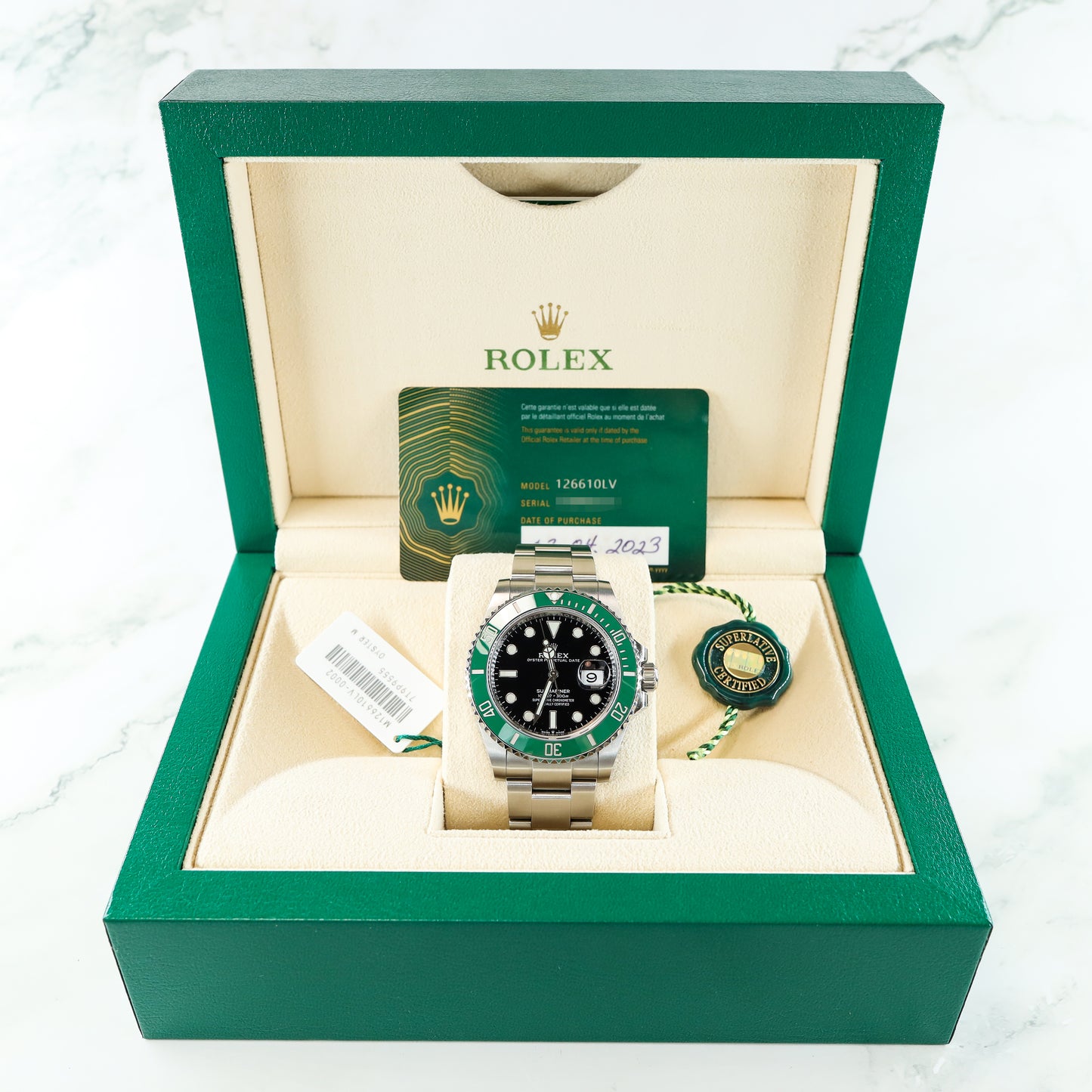 Rolex Submariner 126610LV Full Set