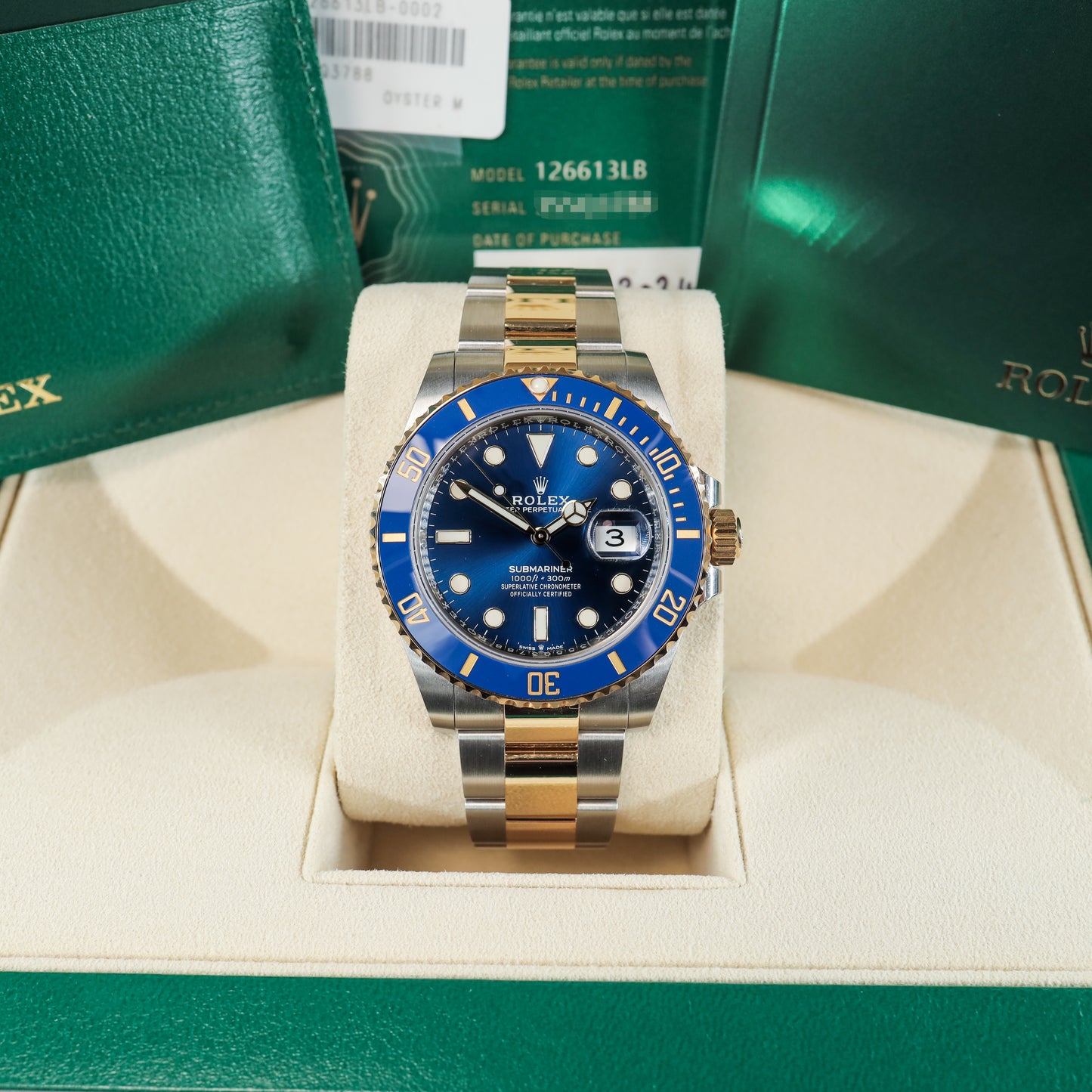 Rolex Submariner 126613LB Full Set